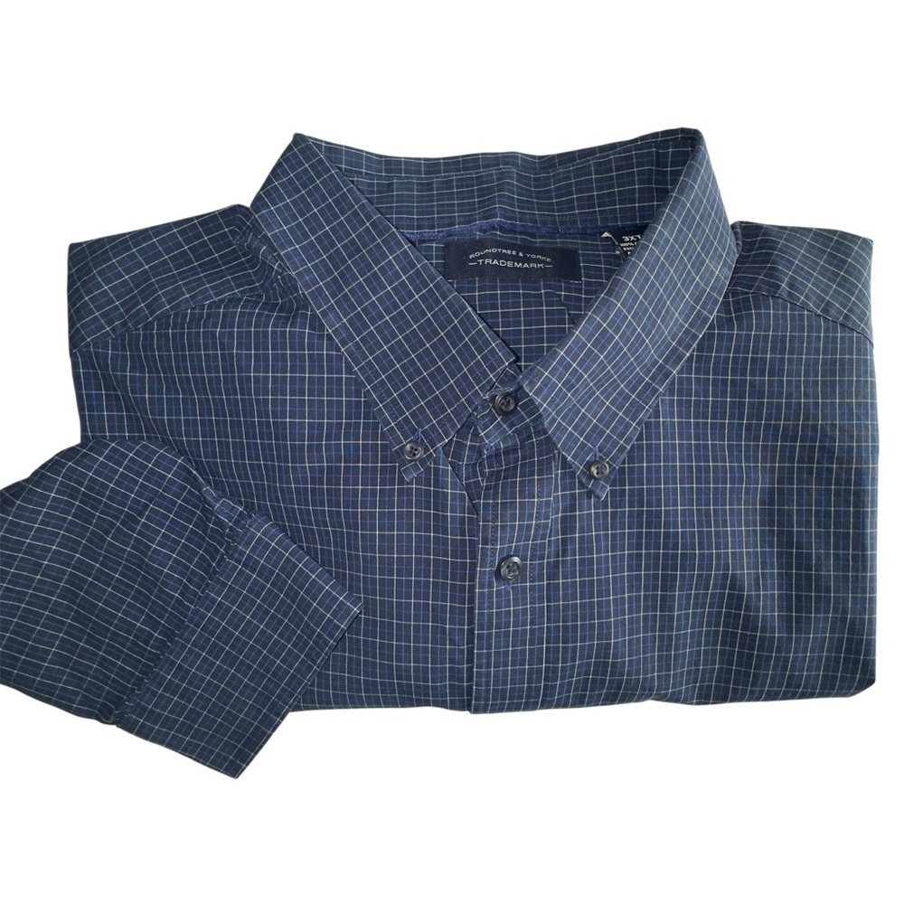 Roundtree & Yorke Trademark 3XT Long Sleeve Dress Shirt